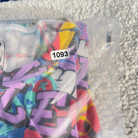 Fresh Laundry T-Shirt Woman's 2XL Graffiti Art Mutli-Color Crew Neck Urban Art - Picture 10 of 10